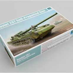 05593 | Trumpeter 1/35 Soviet 2S7 Self-Propelled Gun Scaled Plastic Model Kit -Mini Crafters Store TRU 05593 52 1200x800 1