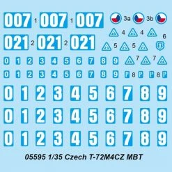 05595 | Trumpeter 1/35 Czech T-72M4CZ Main Battle Tank Scaled Plastic Model Kit -Mini Crafters Store TRU 05595 59 1200x800 1