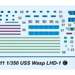 05611 | Trumpeter 1/350 USS Wasp LHD-1 Aircraft Carrier Plastic Model Kit -Mini Crafters Store TRU 05611 55 1200x800 1
