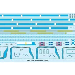 05619 | Trumpeter 1/350 USS Kitty Hawk CV-63 Aircraft Carrier Plastic Model Kit -Mini Crafters Store TRU 05619 53 1200x800 1