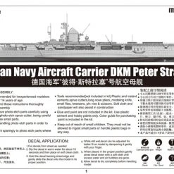 05628 | Trumpeter 1/350 German DKM Peter Strasser Aircraft Carrier Plastic Model Kit -Mini Crafters Store TRU 05628 60 1200x800 1