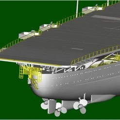 05633 | Trumpeter 1/350 Weser Aircraft Carrier Plastic Model Kit -Mini Crafters Store TRU 05633 5 1200x800 1