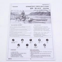 05712 | Trumpeter 1/700 German Tirpitz 1944 Battleship Plastic Model Kit -Mini Crafters Store TRU 05712 54 1200x800 1
