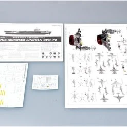 05732 | Trumpeter 1/700 USS Abraham Lincoln CVN-72 Aircraft Carrier Plastic Model Kit -Mini Crafters Store TRU 05732 11 1200x800 1