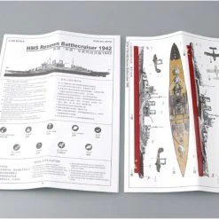 05764 | Trumpeter 1/700 HMS Renown 1942 Battle Cruiser Plastic Model Kit -Mini Crafters Store TRU 05764 57 1200x800 1