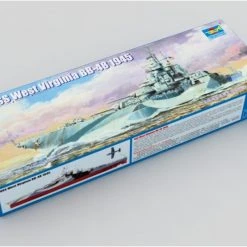 05772 | Trumpeter 1/700 USS West Virginia BB-48 1945 Battleship Plastic Model Kit -Mini Crafters Store TRU 05772 61 1200x800 1