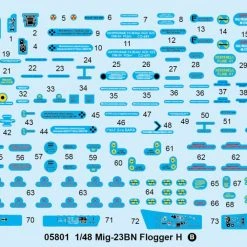 05801 | Trumpeter 1/48 Mig-23BN Flogger H Jet Scaled Plastic Model Kit -Mini Crafters Store TRU 05801 60 1200x800 1