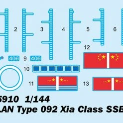 05910 | Trumpeter 1/144 Plan Type 092 XIA Class SSBN Chinese Navy Submarine Scaled Plastic Model Kit 11 05910 | Trumpeter 1/144 Plan Type 092 XIA Class SSBN Chinese Navy Submarine Scaled Plastic Model Kit -Mini Crafters Store TRU 05910 02 1200x800 1