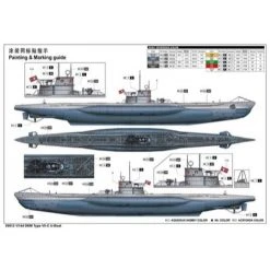 05912 | Trumpeter 1/144 DKM Navy Type VII-C U-Boat Scaled Plastic Model Kit 7 05912 | Trumpeter 1/144 DKM Navy Type VII-C U-Boat Scaled Plastic Model Kit -Mini Crafters Store TRU 05912 02 1200x800 1