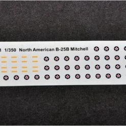 06201 | Trumpeter 1/350 North American B-25B Mitchell Aircraft Sets (10Pcs) For Aircraft Carrier Scaled Plastic Model Kit -Mini Crafters Store TRU 06201 54 1200x800 1