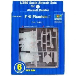 06219 | Trumpeter 1/350 F-4J Phantom II Aircraft Sets (6Pcs) For Aircraft Carrier Scaled Plastic Model Kit