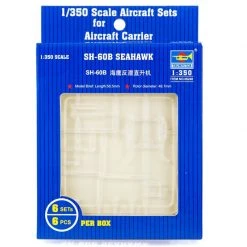 06240 | Trumpeter 1/350 SH-60B Sea Hawk Helicopter (6Pcs) For Aircraft Carrier Scaled Plastic Model Kit