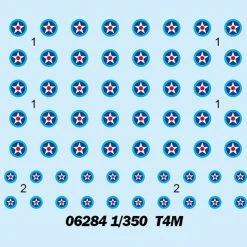 06284 | Trumpeter 1/350 T4M Torpedo Bomber Aircraft Set (12Pcs) Scaled Plastic Model Kit -Mini Crafters Store TRU 06284 02 1200x800 1