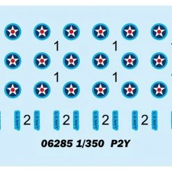 06285 | Trumpeter 1/350 P2Y "Seaplane" Maritime Patrol Aircraft Set (6Pcs) Scaled Plastic Model Kit -Mini Crafters Store TRU 06285 02 1200x800 1