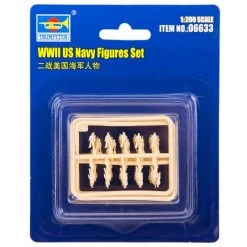 06633 | Trumpeter 1/200 WWII U.S. Navy Crew Scaled Plastic Model Kit