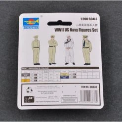 06633 | Trumpeter 1/200 WWII U.S. Navy Crew Scaled Plastic Model Kit -Mini Crafters Store TRU 06633 52 1200x800 1