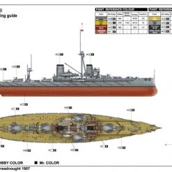 06704 | Trumpeter 1/700 HMS Dreadnought 1907 Battleship Plastic Model Kit -Mini Crafters Store TRU 06704 56 1200x800 1