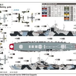 06709 | Trumpeter 1/700 German DKM Graf Zeppelin Aircraft Carrier Plastic Model Kit -Mini Crafters Store TRU 06709 54 1200x800 1