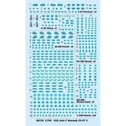 06716 | Trumpeter 1/700 USS John F. Kennedy CV-67 Aircraft Carrier Plastic Model Kit -Mini Crafters Store TRU 06716 07 1200x800 1