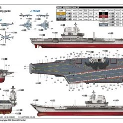 06725 | Trumpeter 1/700 PLA Navy Type 002 Aircraft Carrier Plastic Model Kit -Mini Crafters Store TRU 06725 05 1200x800 1