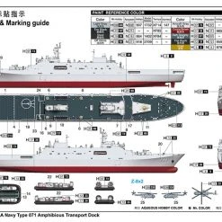 06726 | Trumpeter 1/700 PLA Navy Type 071 Amphibious Transport Dock Plastic Model Kit -Mini Crafters Store TRU 06726 08 1200x800 1