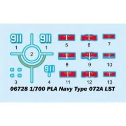 06728 | Trumpeter 1/700 Chinese Navy 72A Tank Landing Ship Scaled Plastic Model Kit -Mini Crafters Store TRU 06728 02 1200x800 1