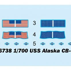 06738 | Trumpeter 1/700 USS Alaska CB-1 Battlecruiser Scaled Plastic Model Kit -Mini Crafters Store TRU 06738 02 1200x800 1