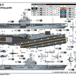 06743 | Trumpeter 1/700 USS Intrepid CVS-11 Scaled Plastic Model Kit -Mini Crafters Store TRU 06743 4 1200x800 1