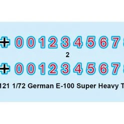 07121 | Trumpeter 1/72 German E-100 Super Heavy Tank Scaled Plastic Model Kit -Mini Crafters Store TRU 07121 53 1200x800 1