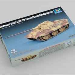 07123 | Trumpeter 1/72 German E-50 (50-75 Tons/Standardpanzer) Tank W/ 107mm Zis-6 Scaled Plastic Model Kit -Mini Crafters Store TRU 07123 59 1200x800 1