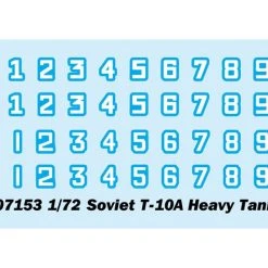 07153 | Trumpeter 1/72 Soviet Army T-10A Heavy Tank Scaled Plastic Model Kit 10 07153 | Trumpeter 1/72 Soviet Army T-10A Heavy Tank Scaled Plastic Model Kit -Mini Crafters Store TRU 07153 02 1200x800 1