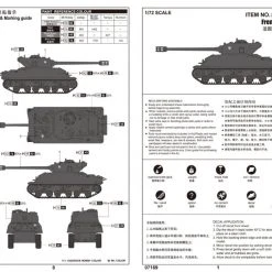 07169 | Trumpeter 1/72 French M4 Sherman Tank Scaled Plastic Model Kit -Mini Crafters Store TRU 07169 54 1200x800 1