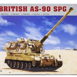 07221 | Trumpeter 1/72 British AS-90 SPG Self-Propelled Gun Scaled Plastic Model Kit