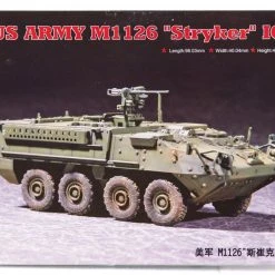 07255 | Trumpeter 1/72 U.S. Army M1126 Stryker ICV Armoured Personnel Carrier Scaled Plastic Model Kit
