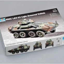 07268 | Trumpeter 1/72 U.S.M.C LAV-25 Light Armoured Vehicle Scaled Plastic Model Kit -Mini Crafters Store TRU 07268 54 1200x800 1