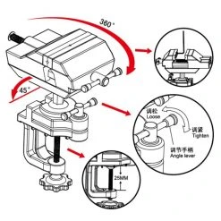08503 | Trumpeter Master Tools Hobby Flexible Mini Bench Vice -Mini Crafters Store TRU 08503 53 1200x800 1