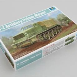 09501 | Trumpeter 1/35 Russian AT-T Artillery Prime Mover Tractor Scaled Plastic Model Kit -Mini Crafters Store TRU 09501 55 1200x800 1