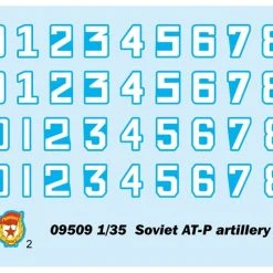 09509 | Trumpeter 1/35 Soviet AT-P Artillery Tractor Scaled Plastic Model Kit -Mini Crafters Store TRU 09509 59 1200x800 1