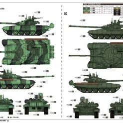 09510 | Trumpeter 1/35 Russian T-72B3M Main Battle Tank Scaled Plastic Model Kit -Mini Crafters Store TRU 09510 56 1200x800 1