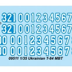 09511 | Trumpeter 1/35 Ukrainian T-84 Main Battle Tank Scaled Plastic Model Kit -Mini Crafters Store TRU 09511 53 1200x800 1