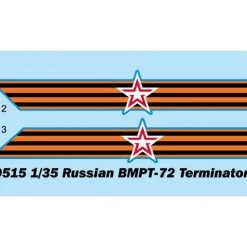 09515 | Trumpeter 1/35 Russian BMPT-72 Terminator-2 Tank Vehicle Scaled Plastic Model Kit -Mini Crafters Store TRU 09515 63 1200x800 1