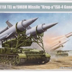 09523 | Trumpeter 1/35 Soviet 2K11A TEL W/ 9M8M Missile Krug-A Scaled Plastic Model Kit