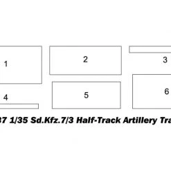 09537 | Trumpeter 1/35 German Sd.Kfz.7/3 Half-track Artillery Tractor Scaled Plastic Model Kit -Mini Crafters Store TRU 09537 04 1200x800 1