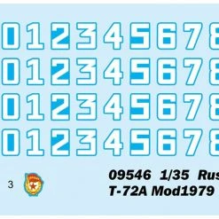09546 | Trumpeter 1/35 Russian 1979 T-72A Main Battle Tank Scaled Plastic Model Kit -Mini Crafters Store TRU 09546 03 1200x800 1