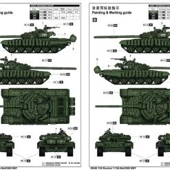 09548 | Trumpeter 1/35 Russian 1985 T-72A Main Battle Tank Scaled Plastic Model Kit -Mini Crafters Store TRU 09548 04 1200x800 1