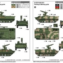 09551 | Trumpeter 1/35 Russian 9P157-2 Khrizantema-S Anti-Tank System Scaled Plastic Model Kit -Mini Crafters Store TRU 09551 04 1200x800 1