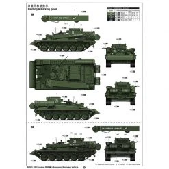 Trumpeter 09553 | Tamiya 1/35 Russian BREM-1 Armoured Recovery Vehicle Scaled Plastic Model Kit -Mini Crafters Store TRU 09553 15 1200x800 1