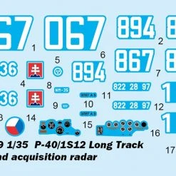 09569 | Trumpeter 1/35 P-40/1S12 Long Track S-band Acquisition Radar Scaled Plastic Model Kit -Mini Crafters Store TRU 09569 14 1200x800 1