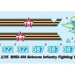 09582 | Trumpeter 1/35 BMD-4M Airborne Infantry Fighting Vehicle Scaled Plastic Model Kit -Mini Crafters Store TRU 095821 02 1200x800 1