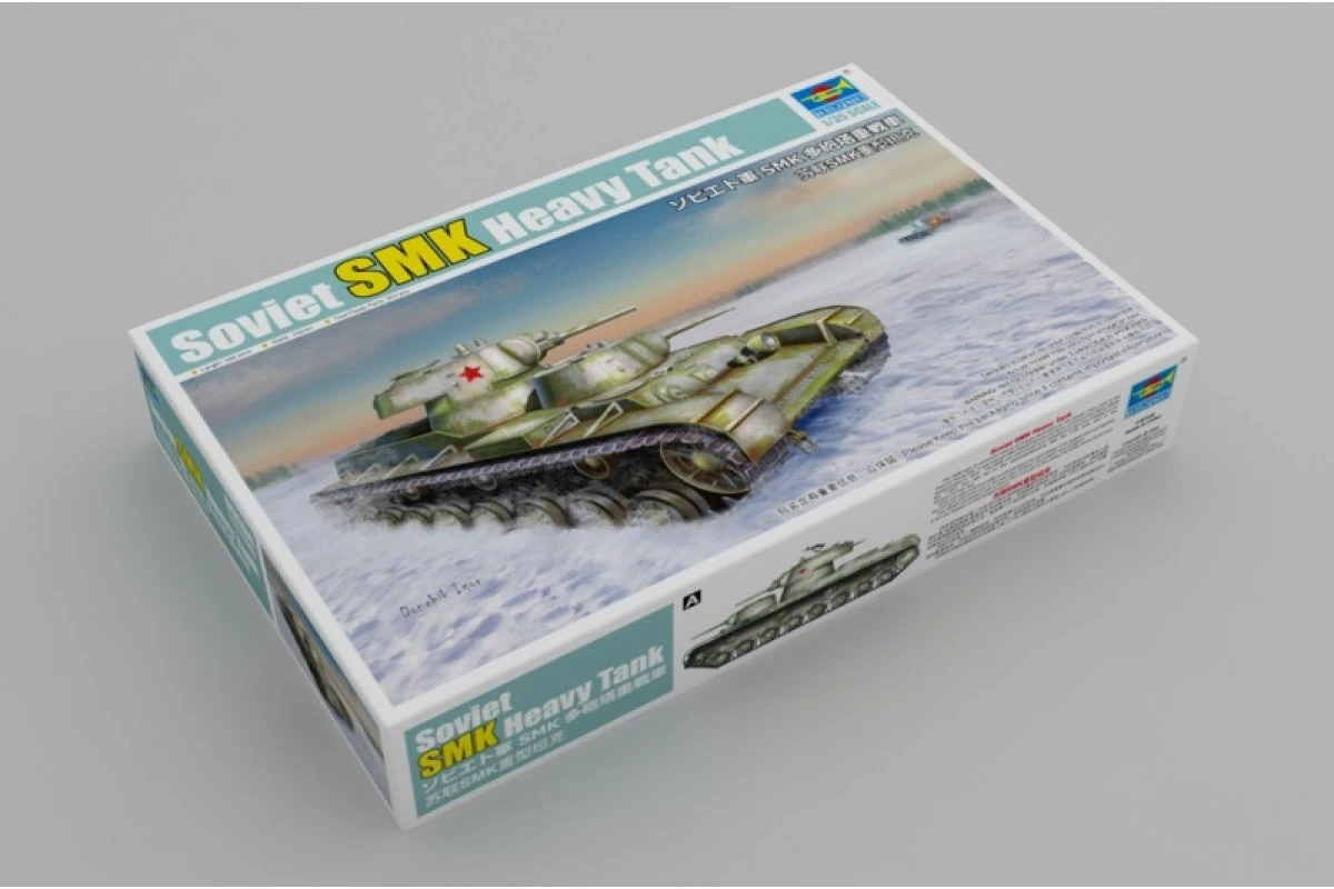 09584 | Trumpeter 1/35 Soviet SMK Heavy Tank Scaled Plastic Model Kit 4 09584 | Trumpeter 1/35 Soviet SMK Heavy Tank Scaled Plastic Model Kit - Image 2